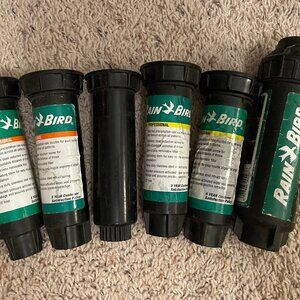 Sprinkler System Pop-Up Spray Heads & Irrigation Cut-Off Riser Fittings